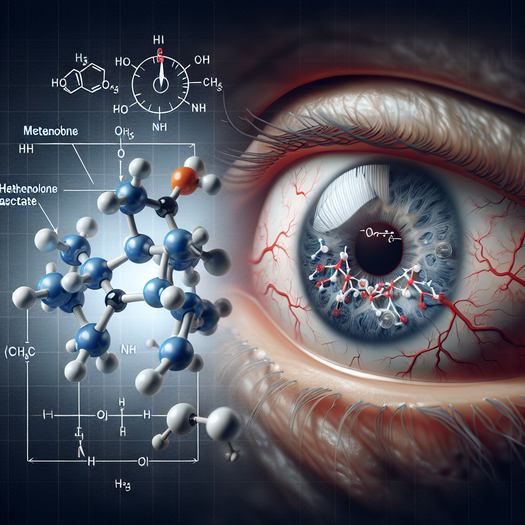 Acetato de metenolona y cambios en la presión ocular