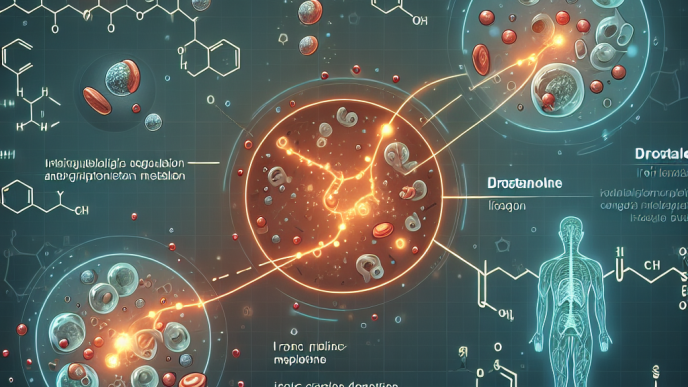 Cómo afecta Drostanolona al metabolismo del hierro
