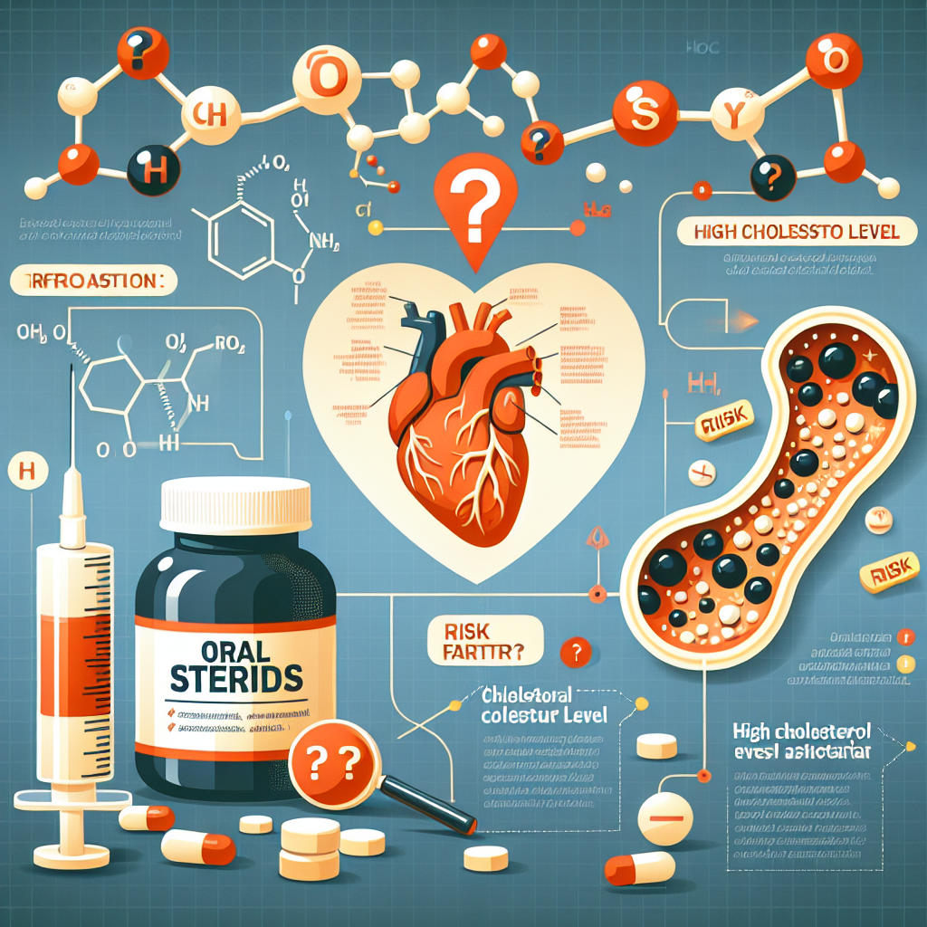 Esteroides orales y niveles de colesterol: ¿hay riesgo?
