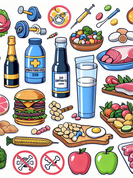 Qué evitar comer al usar Enantato de Drostanolona