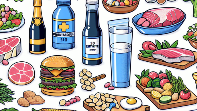 Qué evitar comer al usar Enantato de Drostanolona