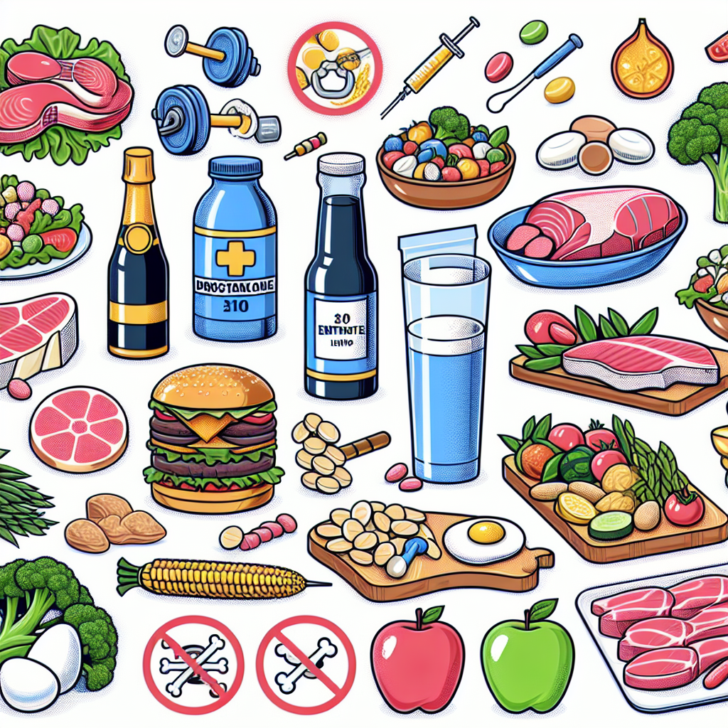 Qué evitar comer al usar Enantato de Drostanolona