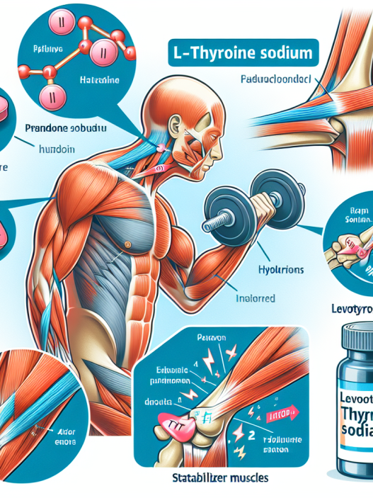 Cómo afecta L-Thyroxine Sodium/Levothyroxine Sodium (LT4 sodium) a los músculos estabilizadores