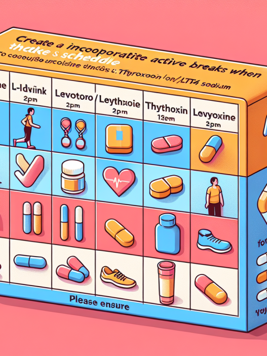 Cómo programar descansos activos mientras usas L-Thyroxine Sodium/Levothyroxine Sodium (LT4 sodium)
