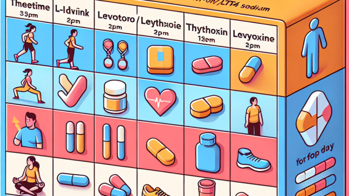 Cómo programar descansos activos mientras usas L-Thyroxine Sodium/Levothyroxine Sodium (LT4 sodium)