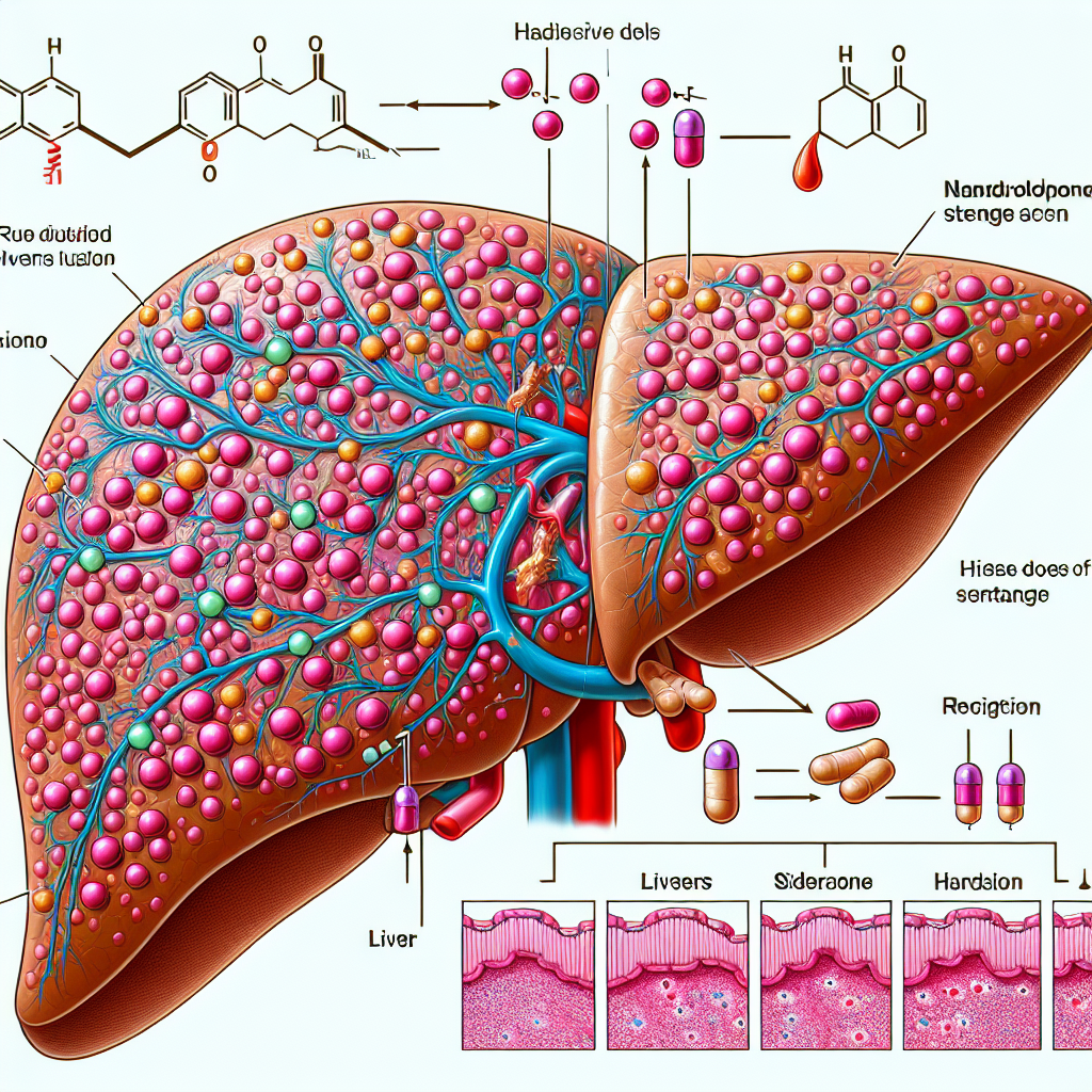 ¿Cómo reacciona el hígado a dosis altas de Nandrolona?
