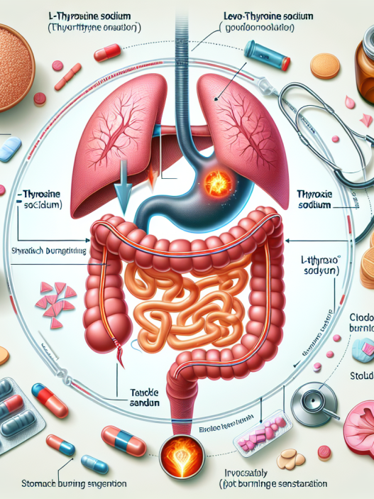 Qué hacer si L-Thyroxine Sodium/Levothyroxine Sodium (LT4 sodium) causa ardor estomacal