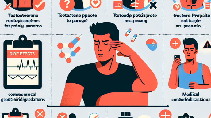 ¿Qué señales indican que Propionato de testosterona no es para ti?