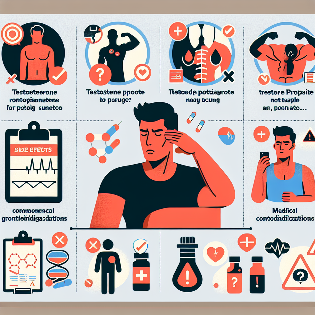 ¿Qué señales indican que Propionato de testosterona no es para ti?