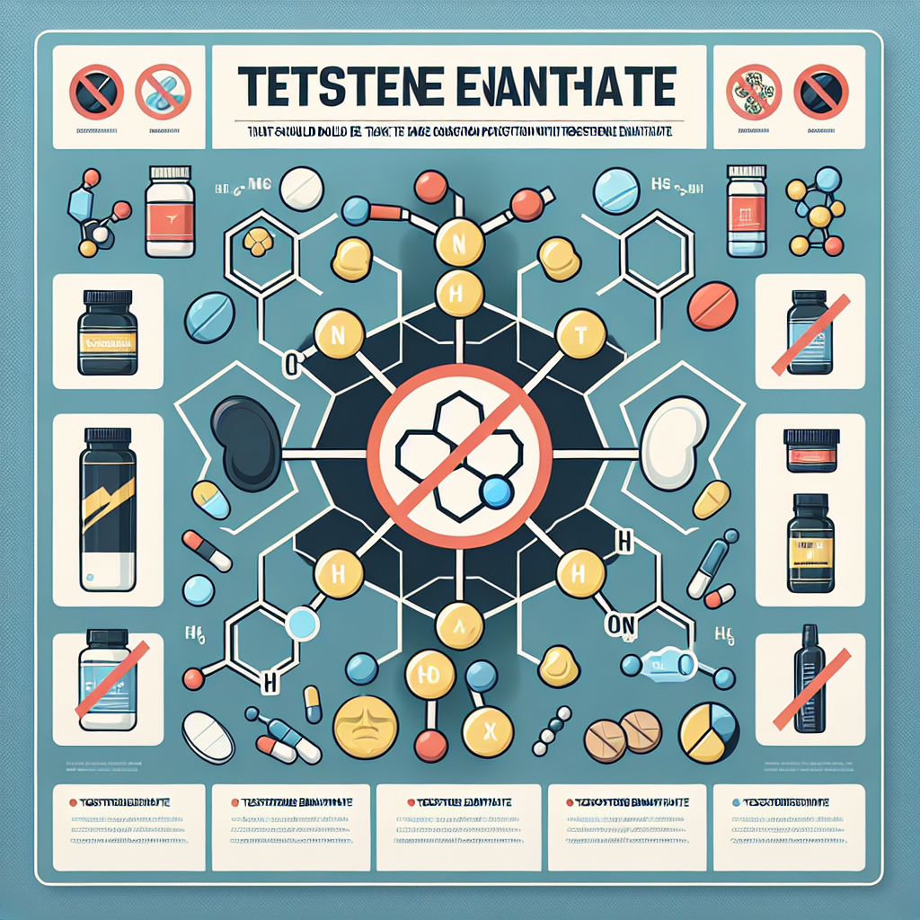 Qué suplementos no deben coincidir con Enantato de testosterona