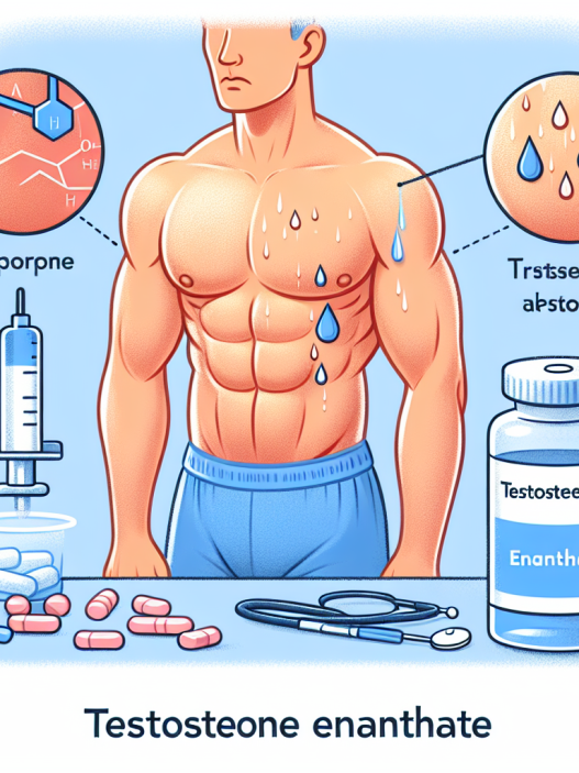 Qué tipo de sudoración indica que Enantato de testosterona está activo