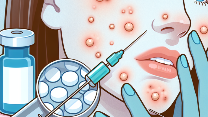 ¿Aumenta Inyecciones y pastillas para adelgazar el riesgo de acné?