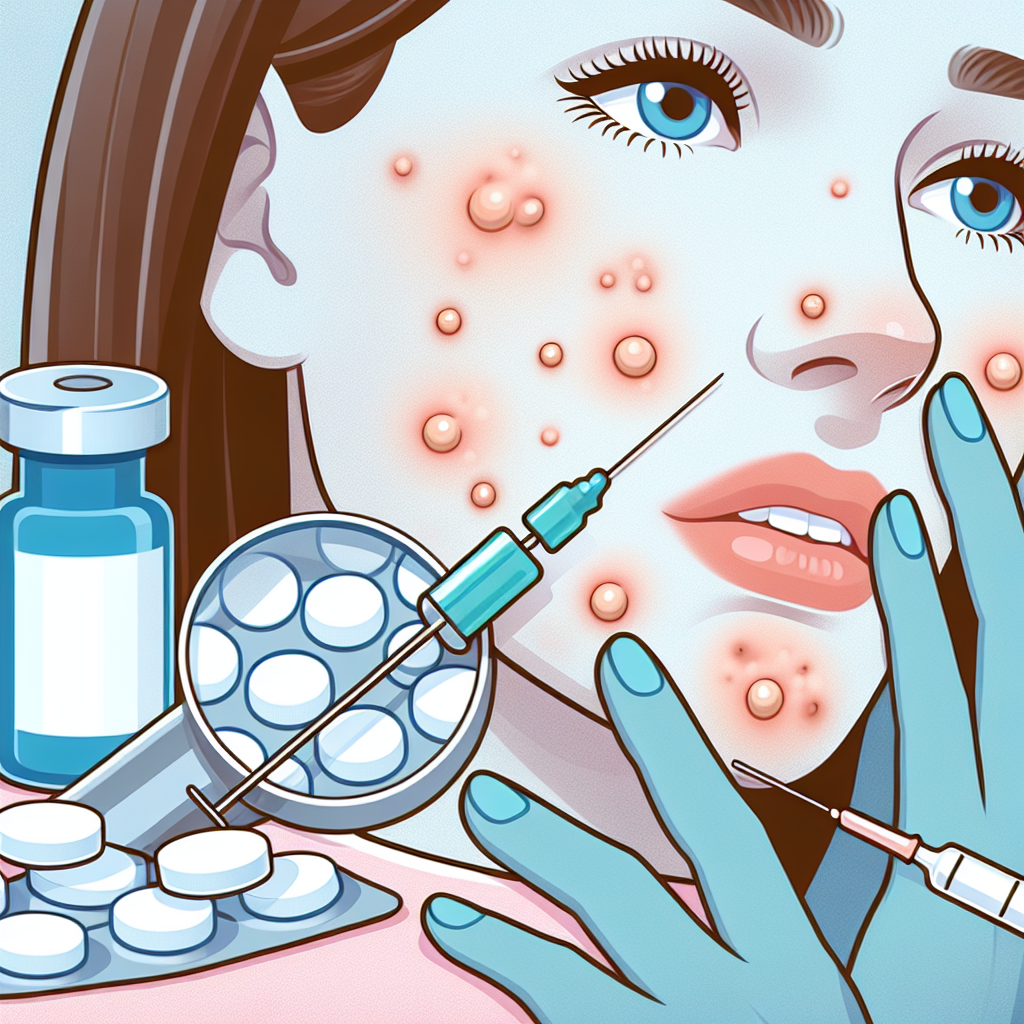 ¿Aumenta Inyecciones y pastillas para adelgazar el riesgo de acné?