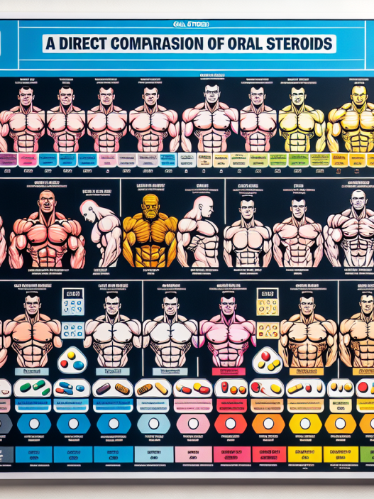 otros esteroides orales: comparativa directa