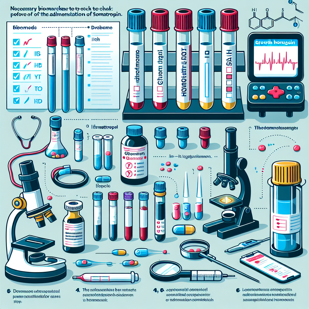 Qué biomarcadores revisar antes de usar Somatropina