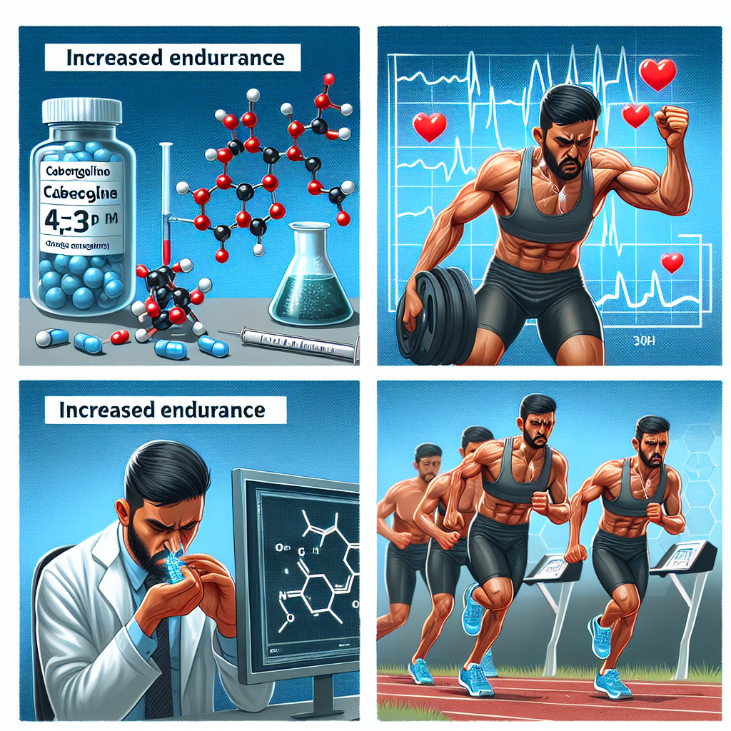 Cabergolina y resistencia en pruebas de esfuerzo