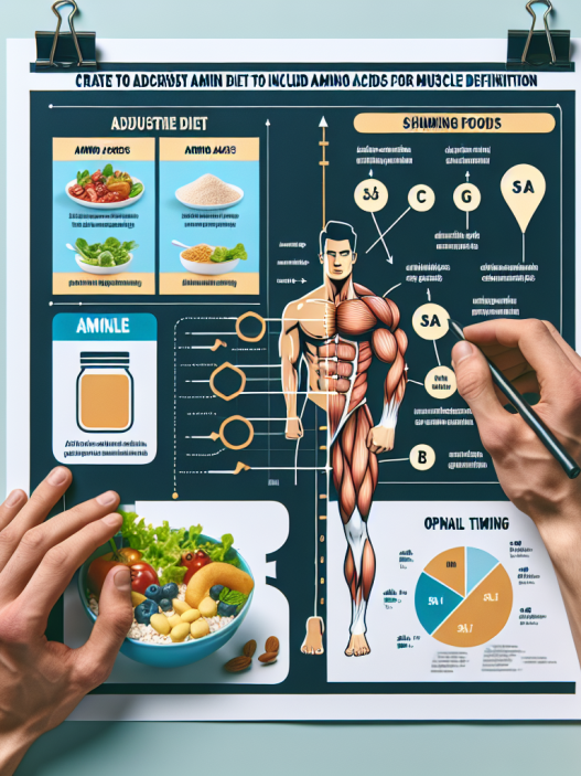 Cómo ajustar la dieta con Aminoácidos para definición