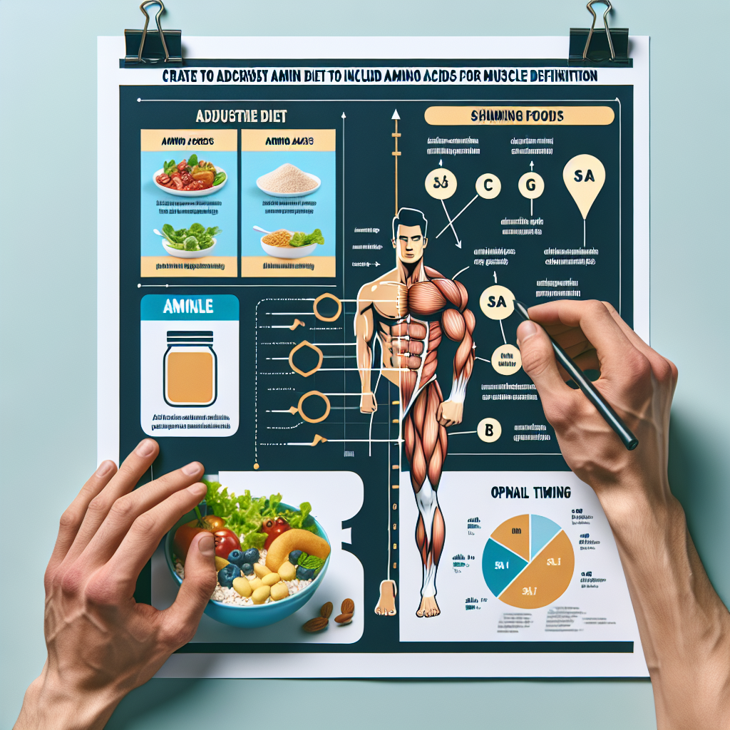 Cómo ajustar la dieta con Aminoácidos para definición
