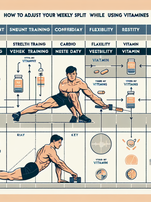 Cómo ajustar tu split semanal al usar Vitamines