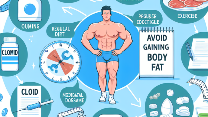 Cómo evitar subir grasa corporal con Clomid