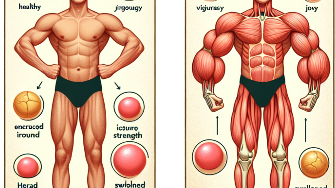 ¿Puede Cursos de esteroides para aumentar la fuerza causar inflamación articular?