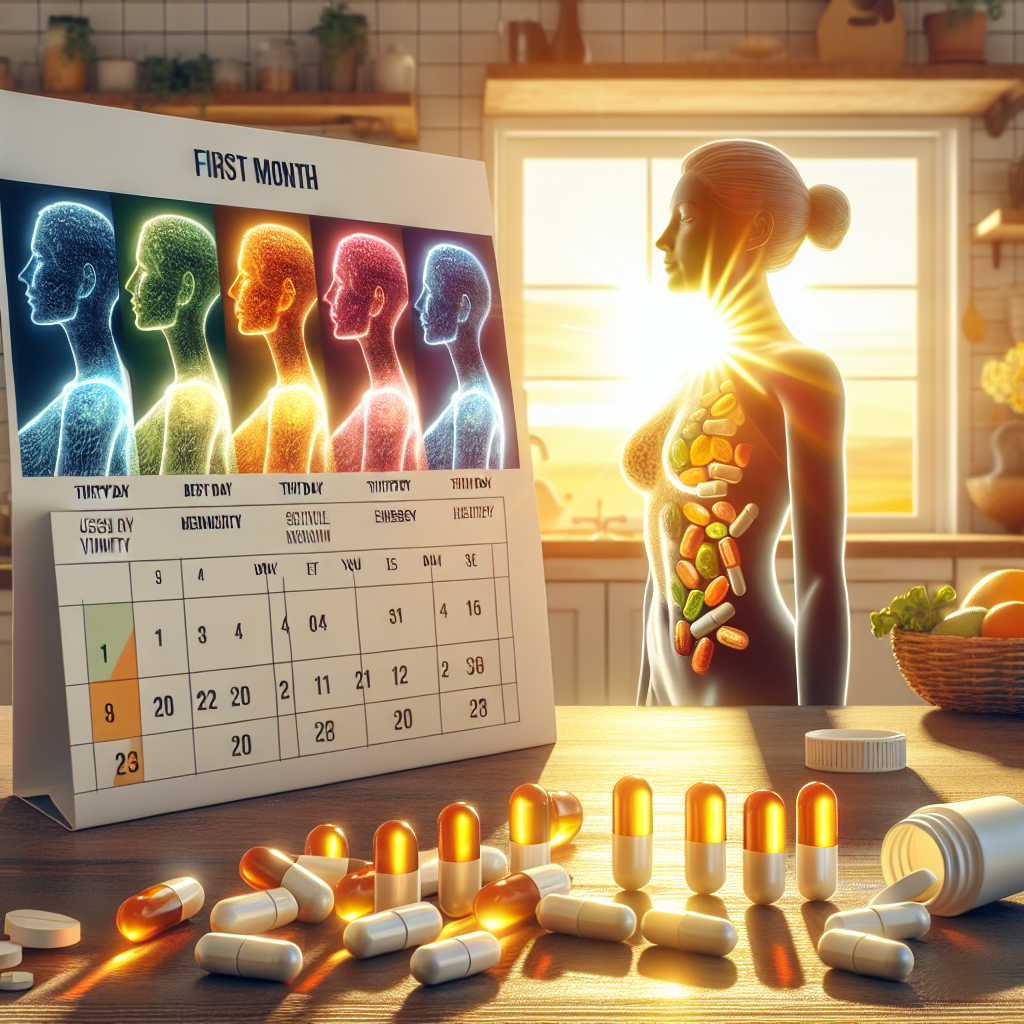 Qué esperar en el primer mes de uso de Vitamines