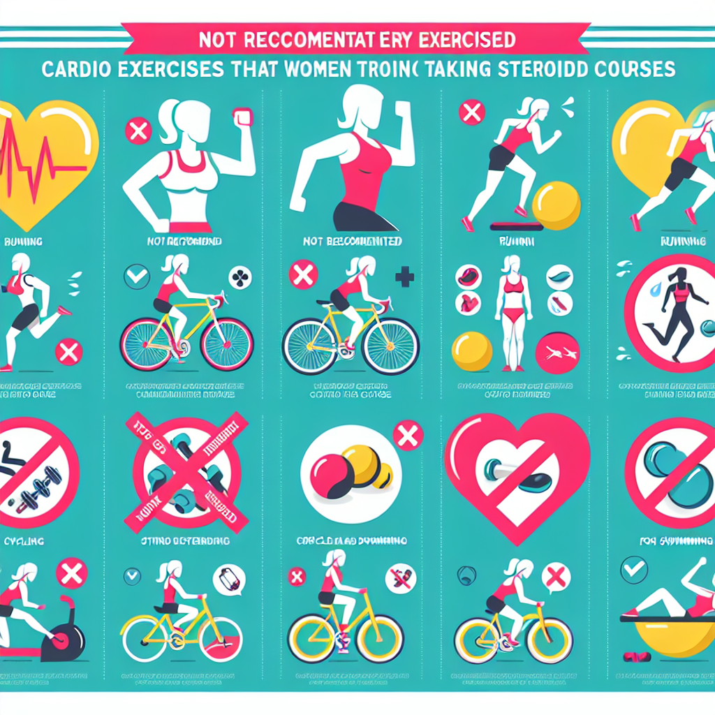 ¿Qué formas de cardio no se recomiendan con Cursos de esteroides para mujeres?