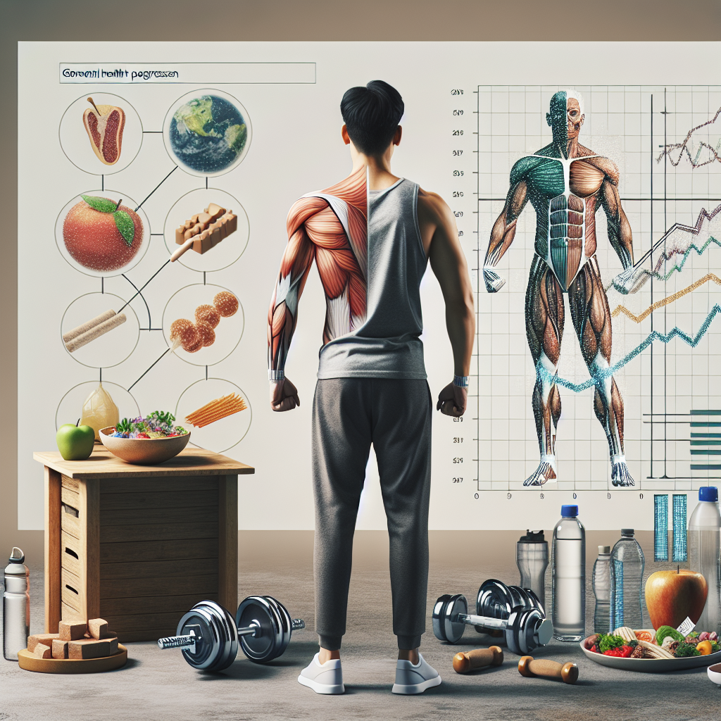 Salud general y ritmo de crecimiento muscular en principiantes