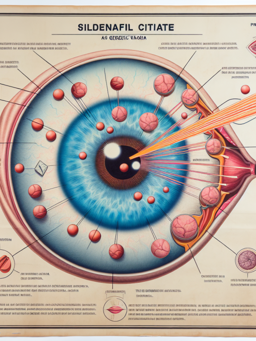 ¿Sildenafil Citrate (Viagra generic) puede influir en la visión?