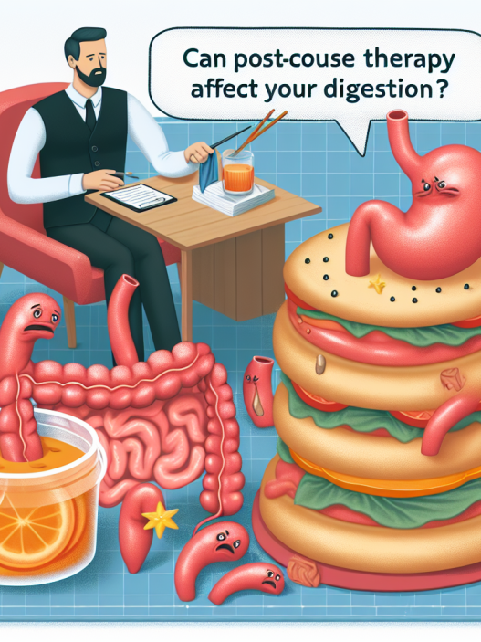 ¿Terapia posterior al curso puede afectar tu digestión?