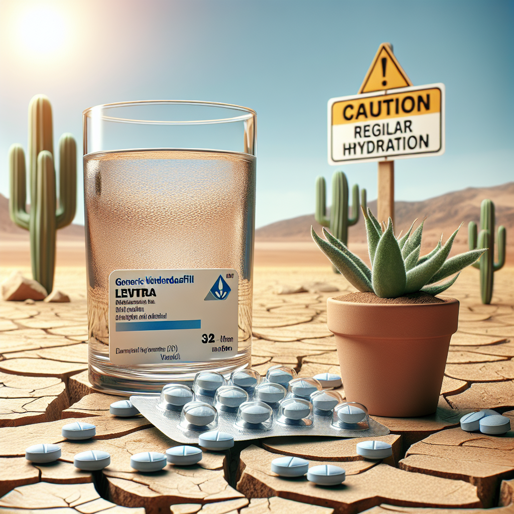 Vardenafil (Levitra Generic) y riesgos de deshidratación