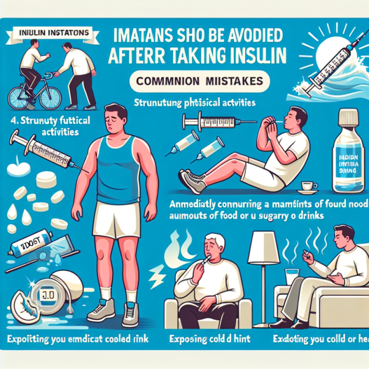 Qué evitar hacer justo después de tomar Insulina