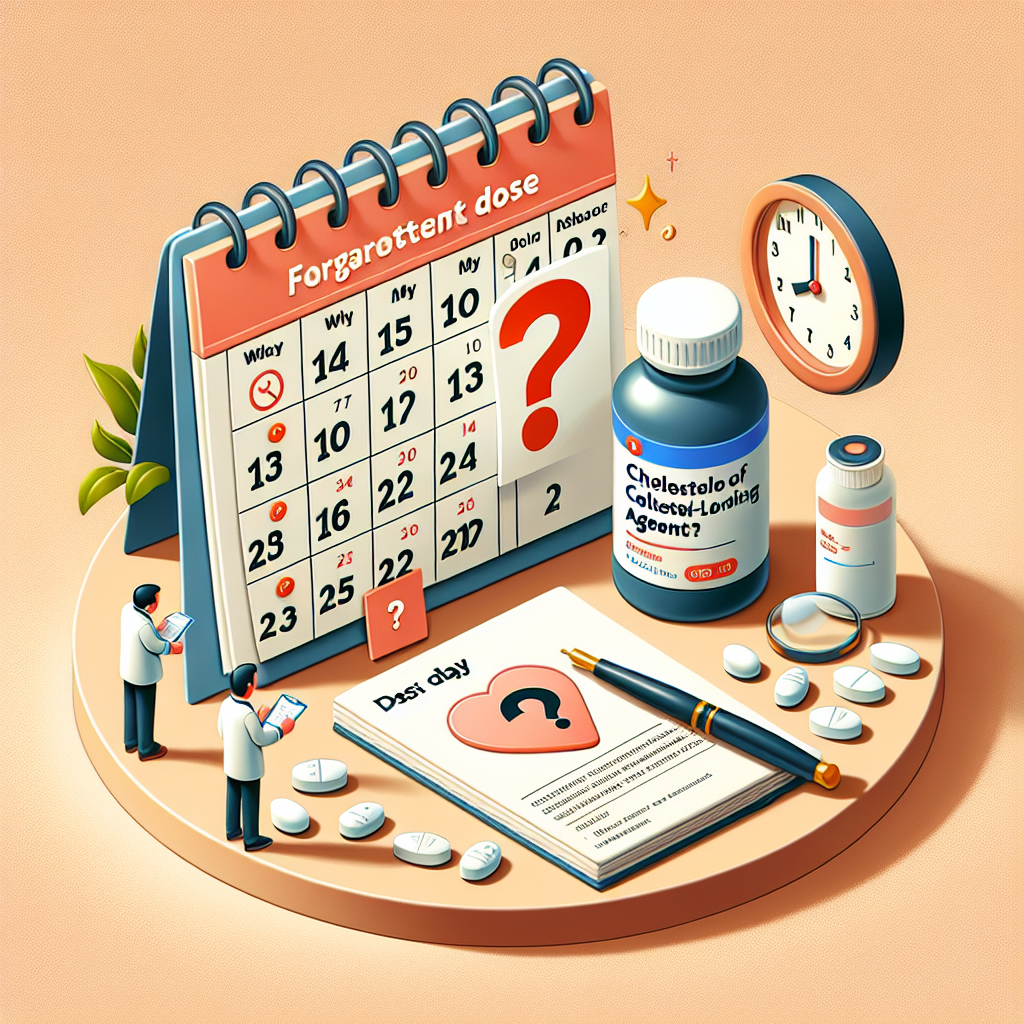 Qué hacer si se olvida una dosis de Colesterol - agentes reductores