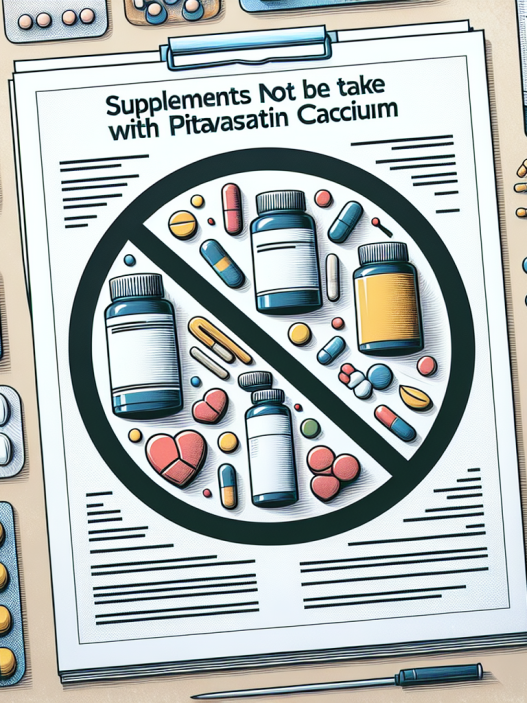 Qué suplementos no deben coincidir con Pitavastatina cálcica